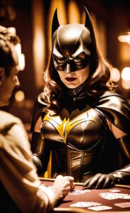 Read more about the article Heroines on Holiday – Lady Bat caught playing Poker in Vegas