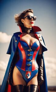 Read more about the article Heroines on Holiday – Lady Super doesn’t need sunglasses, but she likes Breakfast at Tiffany’s